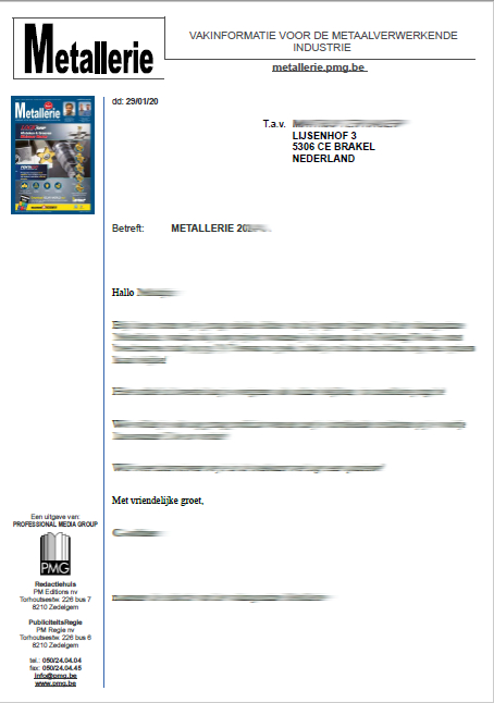 Brief PMG