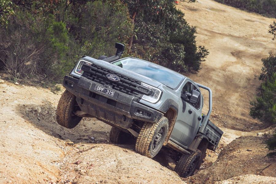 De nieuwe Ford Ranger Super Duty werd ontwikkeld voor extreem zware toepassingen en combineert bijna 2 ton laadvermogen met een trekcapaciteit tot 4,5 ton