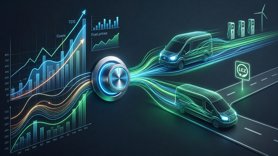 E-swutch assist ford pro-simulator om uw fleet te vergroenen
